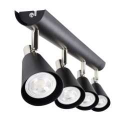 https://design-led.fr/ Luminaire mural ou plafonnier SEMPRA 4xGU10 Noir 55,00&nbsp;€ 55,00&nbsp;€ 33097