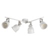 https://design-led.fr/ Luminaire mural et plafonnier DERATO 4xE14 Blanc 99,50&nbsp;€ 99,50&nbsp;€ 35647