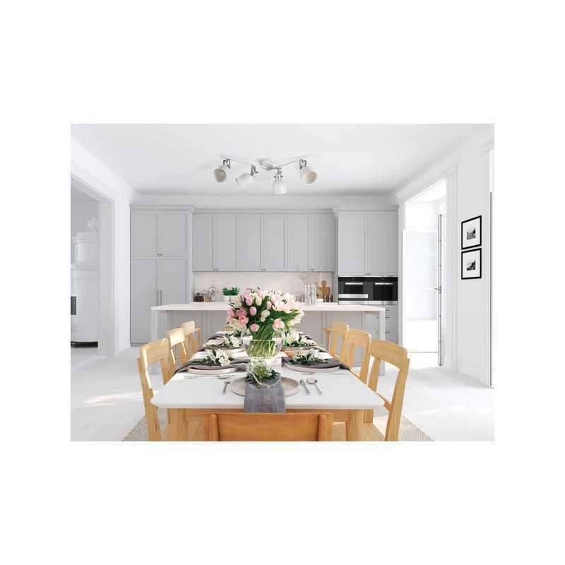 https://design-led.fr/ Luminaire mural et plafonnier DERATO 4xE14 Blanc 99,50&nbsp;€ 99,50&nbsp;€ 35647