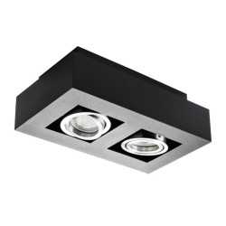 https://design-led.fr/ Plafonnier pour éclairage d'accentuation STOBI Noir 2xGU10 73,60&nbsp;€ 73,60&nbsp;€ 26832