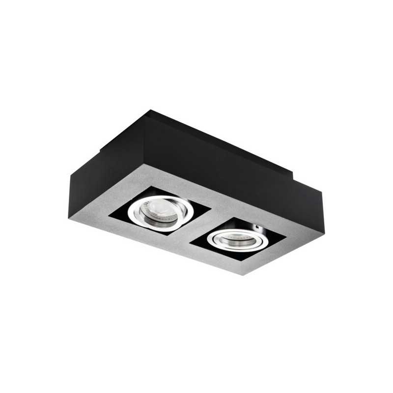 https://design-led.fr/ Plafonnier pour éclairage d'accentuation STOBI Noir 2xGU10 73,60&nbsp;€ 73,60&nbsp;€ 26832