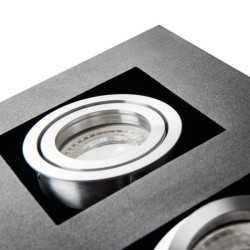 https://design-led.fr/ Plafonnier pour éclairage d'accentuation STOBI Noir 2xGU10 73,60&nbsp;€ 73,60&nbsp;€ 26832