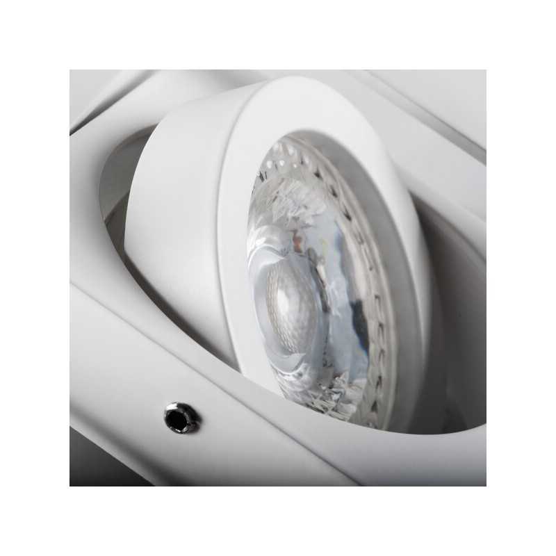 https://design-led.fr/ Support plafond ALREN-R orientable carré 99x99 mm blanc 9,20&nbsp;€ 9,20&nbsp;€ 26758