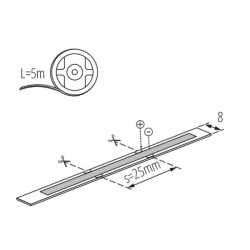 https://design-led.fr/ Ruban LED LED STRIP COB 12V 8wm / 5m 40W 4000K IP65 31,30&nbsp;€ 31,30&nbsp;€ 33367