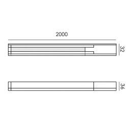 https://design-led.fr/ Rail Triphase pour Spots LED Noir 2 m 49,50&nbsp;€ 49,50&nbsp;€ LM3220