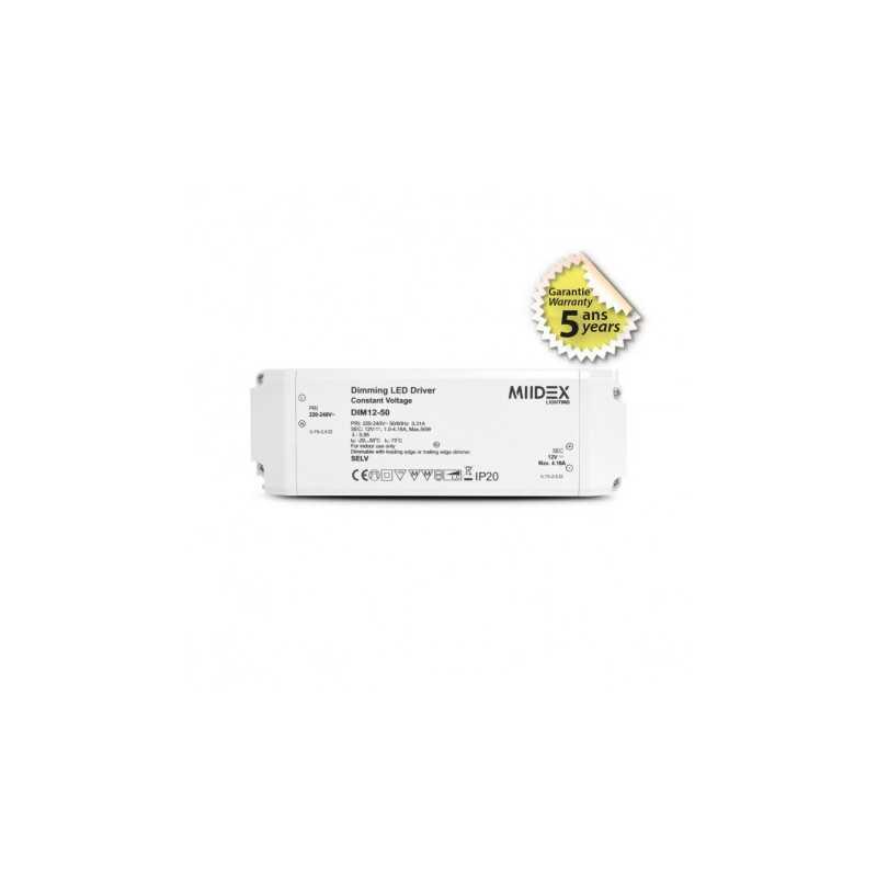 https://design-led.fr/ Alimentation LED 12V DC 4.16A 50W dimmable coupure de phase 58,00&nbsp;€ 58,00&nbsp;€ 100179