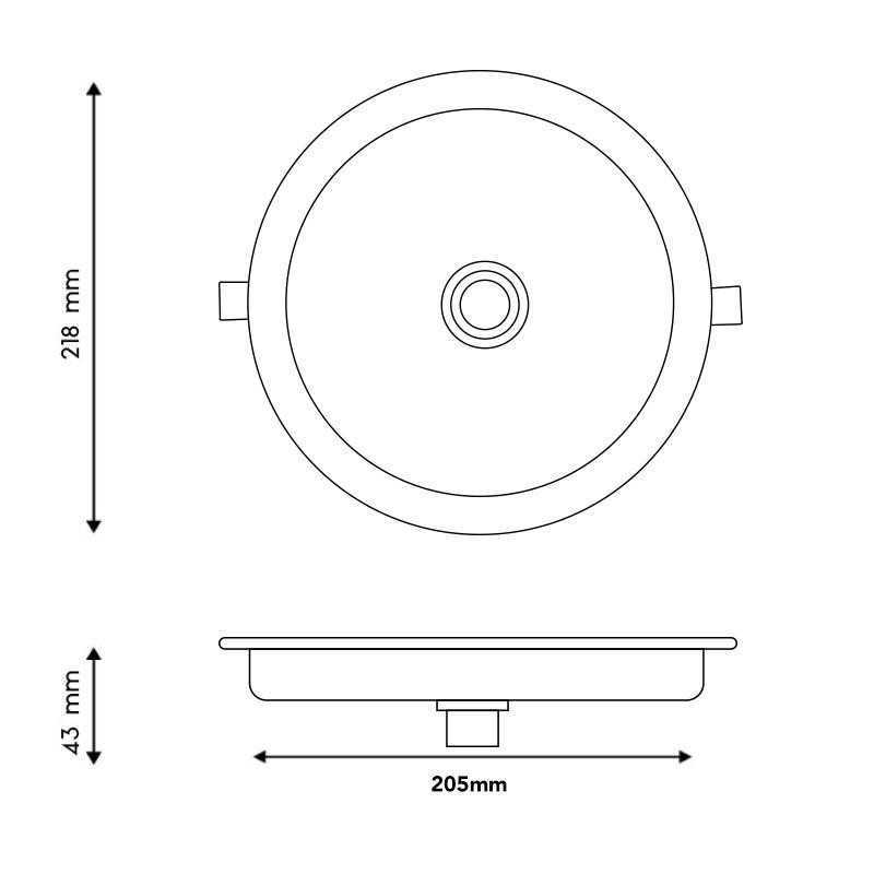 https://design-led.fr/ Dalle LED Ronde Sensor 18W blanc 4500k Ø 218 mm 28,50&nbsp;€ 28,50&nbsp;€ LM5574