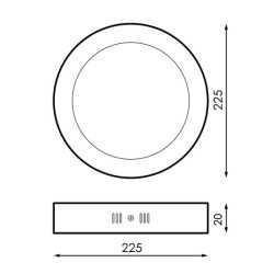 https://design-led.fr/ Plafonnier Led Circulaire Série Slim Nickel 20W Cct 22,40&nbsp;€ 22,40&nbsp;€ LM5543