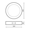 https://design-led.fr/ Plafonnier Led Circulaire Série Slim Nickel 20W Cct 22,40&nbsp;€ 22,40&nbsp;€ LM5543