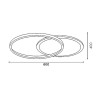 https://design-led.fr/ Plafonnier Led Rings 37w CCT Ocre dimmable par télécommande 110,70&nbsp;€ 110,70&nbsp;€ LM8121
