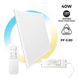 https://design-led.fr/ Panneau Led cct dimmable avec télécommande 595 x 595 40W 84,30&nbsp;€ 84,30&nbsp;€ K52353CCT