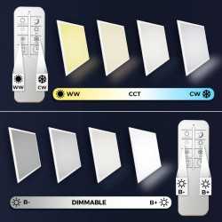 https://design-led.fr/ Panneau Led cct dimmable avec télécommande 595 x 595 40W 84,30&nbsp;€ 84,30&nbsp;€ K52353CCT