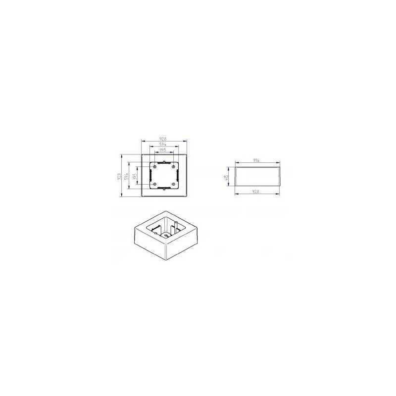 https://design-led.fr/ Boîte Universelle en Saillie pour Appareillage 92x92x42 mm 3,50&nbsp;€ 3,50&nbsp;€ C83
