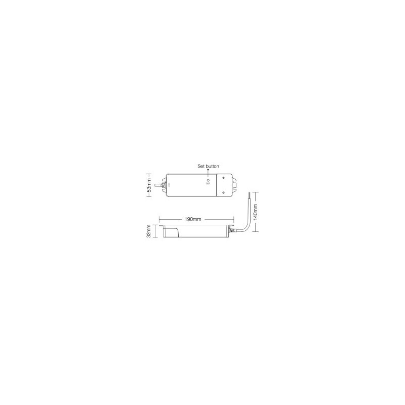 https://design-led.fr/ Pilote LED à intensité variable monochrome WiFi 75 W 53,10&nbsp;€ 53,10&nbsp;€ WL1-P75V24