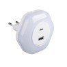 https://design-led.fr/ Veilleuse LED BOLA LED 2xUSB 15w 3000K blanc 16,90&nbsp;€ 16,90&nbsp;€ 37397
