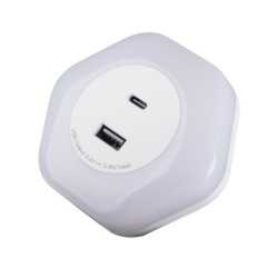 https://design-led.fr/ Veilleuse LED BOLA LED 2xUSB 15w 3000K blanc 16,90&nbsp;€ 16,90&nbsp;€ 37397