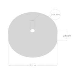 https://design-led.fr/ Kit rosace métallique cylindrique à 1 trous Ø 120 BLANC 6,80&nbsp;€ 6,80&nbsp;€ KRM57FCVBO