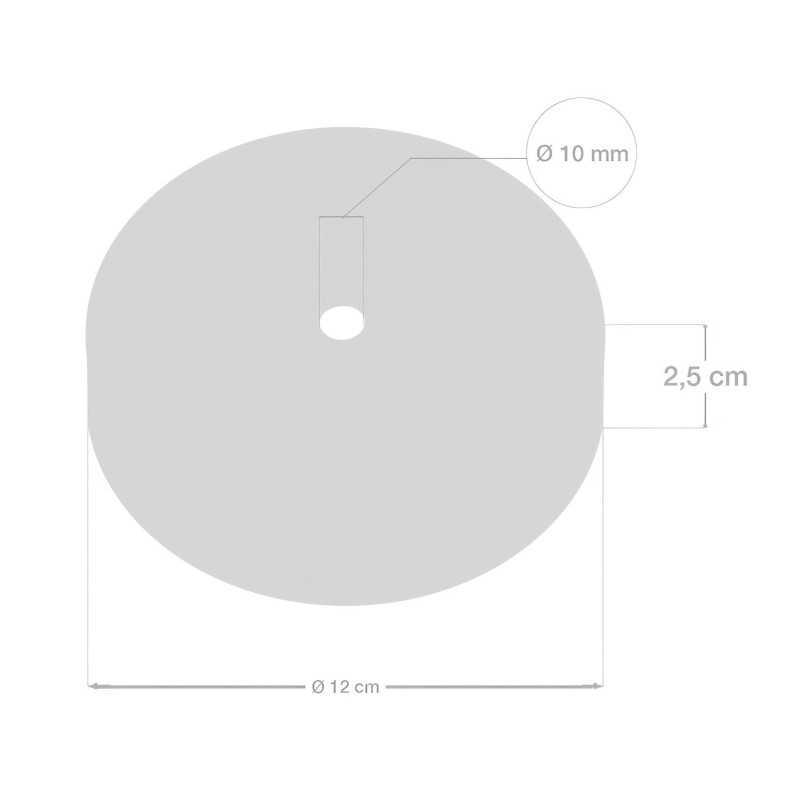 https://design-led.fr/ Kit rosace métallique cylindrique à 1 trous Ø 120 BLANC 6,80&nbsp;€ 6,80&nbsp;€ KRM57FCVBO