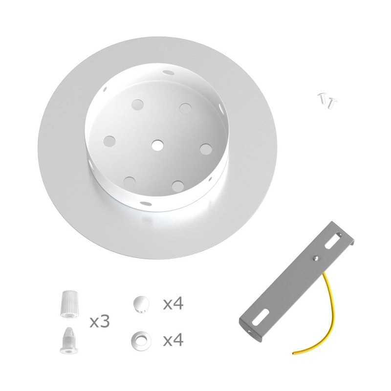 https://design-led.fr/ Kit rosace Rose-One rond de 200 mm de diamètre, avec 3 trous et 4 trous latéraux noir mat 30,90&nbsp;€ 30...
