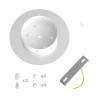 https://design-led.fr/ Kit rosace Rose-One rond de 200 mm de diamètre, avec 3 trous et 4 trous latéraux noir mat 30,90&nbsp;€ 30...