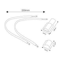 https://design-led.fr/ Câble Adaptateur de Ruban Led 220Vac Prostrip & Cobpoint 3,00&nbsp;€ 3,00&nbsp;€ LM2615