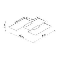 https://design-led.fr/ Plafonnier FABIANO blanc 3XE27 132,00&nbsp;€ 132,00&nbsp;€ SL.0198