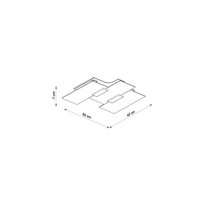 https://design-led.fr/ Plafonnier FABIANO blanc 3XE27 132,00&nbsp;€ 132,00&nbsp;€ SL.0198