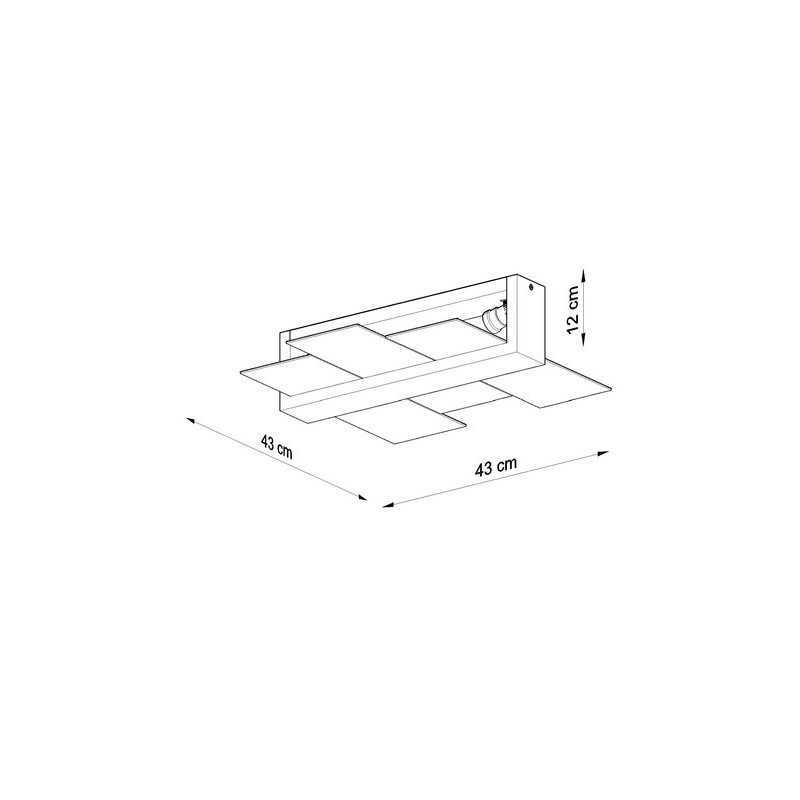 https://design-led.fr/ Plafonnier FENIKS 2 wengé 2XE27 76,80&nbsp;€ 76,80&nbsp;€ SL.0074