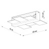 https://design-led.fr/ Plafonnier FENIKS 2 blanc 2XE27 76,80&nbsp;€ 76,80&nbsp;€ SL.0078