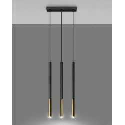 https://design-led.fr/ Lampe suspendue MOZAICA 3L noir/doré 3xG9 97,70&nbsp;€ 97,70&nbsp;€ SL.0892