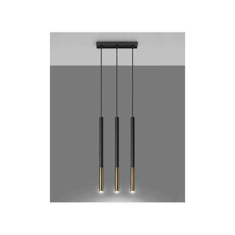 https://design-led.fr/ Lampe suspendue MOZAICA 3L noir/doré 3xG9 97,70&nbsp;€ 97,70&nbsp;€ SL.0892