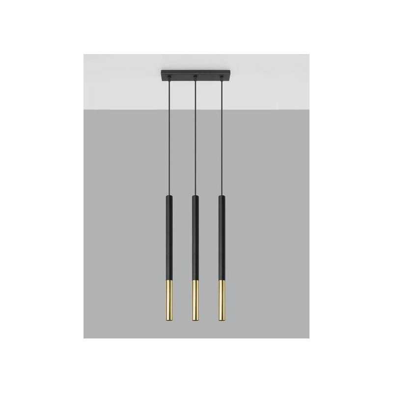 https://design-led.fr/ Lampe suspendue MOZAICA 3L noir/doré 3xG9 97,70&nbsp;€ 97,70&nbsp;€ SL.0892