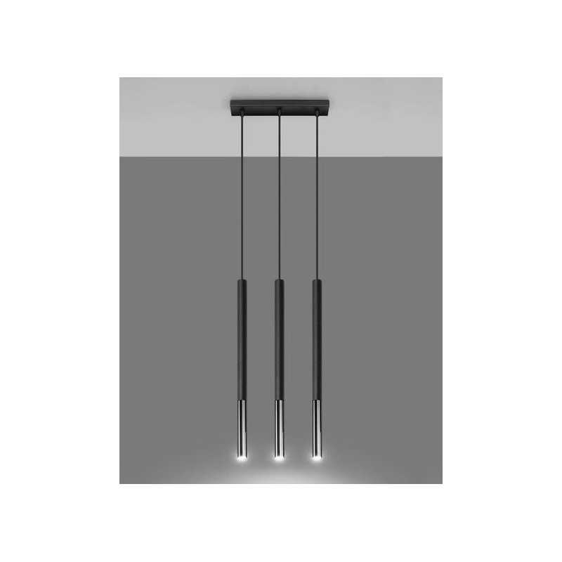 https://design-led.fr/ Lampe suspendue MOZAICA 3L noir/chrome 3xG9 97,70&nbsp;€ 97,70&nbsp;€ SL.0886