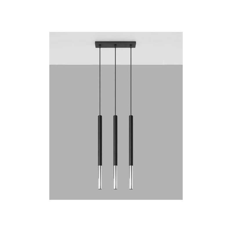 https://design-led.fr/ Lampe suspendue MOZAICA 3L noir/chrome 3xG9 97,70&nbsp;€ 97,70&nbsp;€ SL.0886
