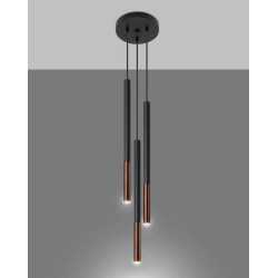 https://design-led.fr/ Lampe suspendue MOZAICA 3P noir/cuivre 3xG9 97,70&nbsp;€ 97,70&nbsp;€ SL.0890