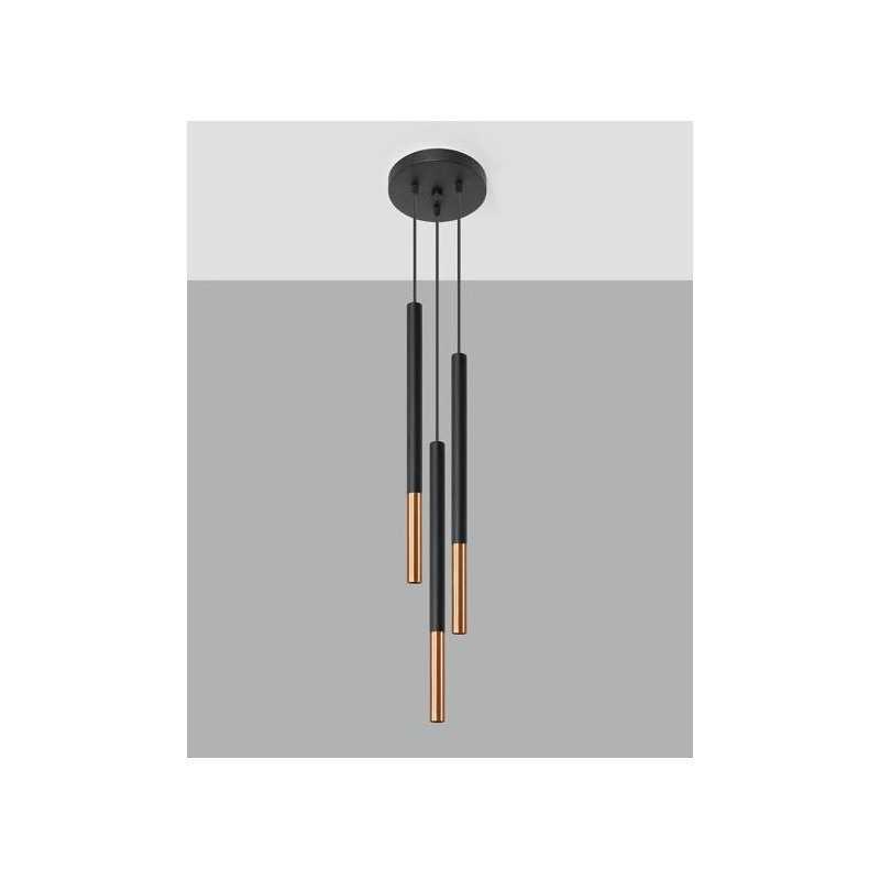 https://design-led.fr/ Lampe suspendue MOZAICA 3P noir/cuivre 3xG9 97,70&nbsp;€ 97,70&nbsp;€ SL.0890