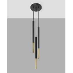 https://design-led.fr/ Lampe suspendue MOZAICA 3P noir/doré 3xG9 97,70&nbsp;€ 97,70&nbsp;€ SL.0893