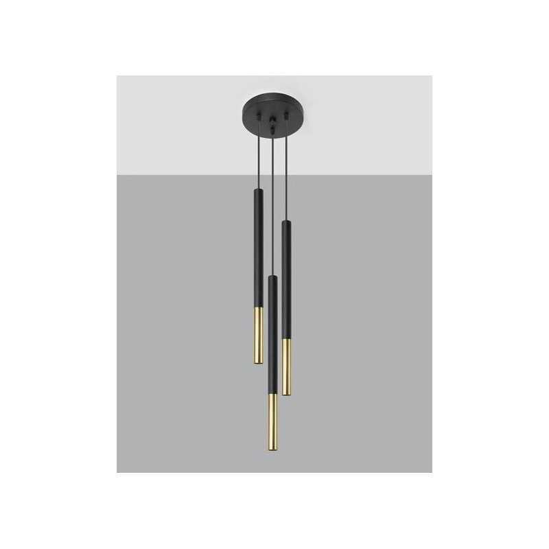 https://design-led.fr/ Lampe suspendue MOZAICA 3P noir/doré 3xG9 97,70&nbsp;€ 97,70&nbsp;€ SL.0893