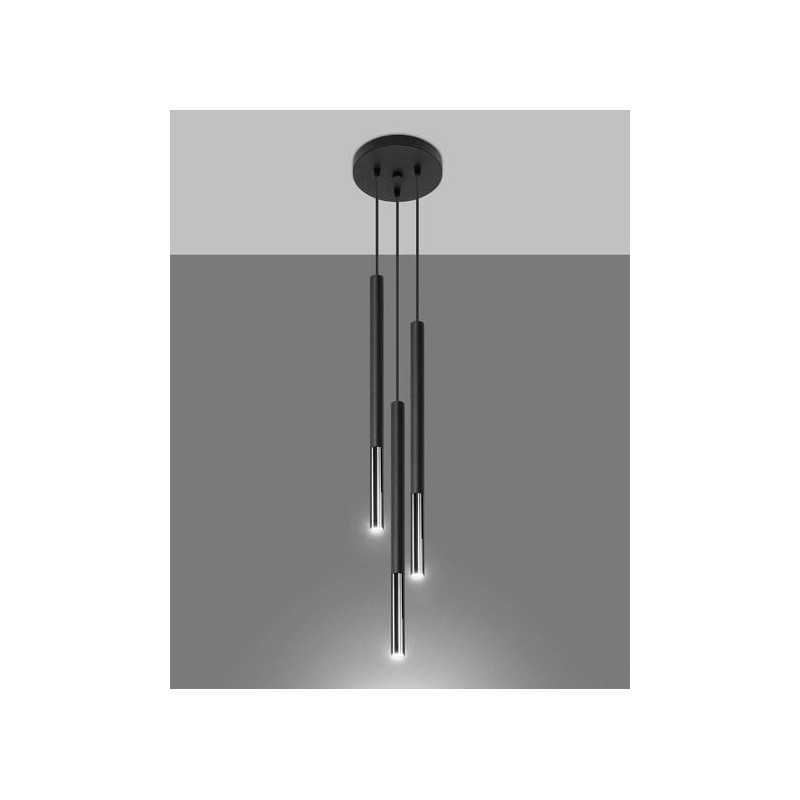https://design-led.fr/ Lampe suspendue MOZAICA 3P noir/chrome 3xG9 97,70&nbsp;€ 97,70&nbsp;€ SL.0887