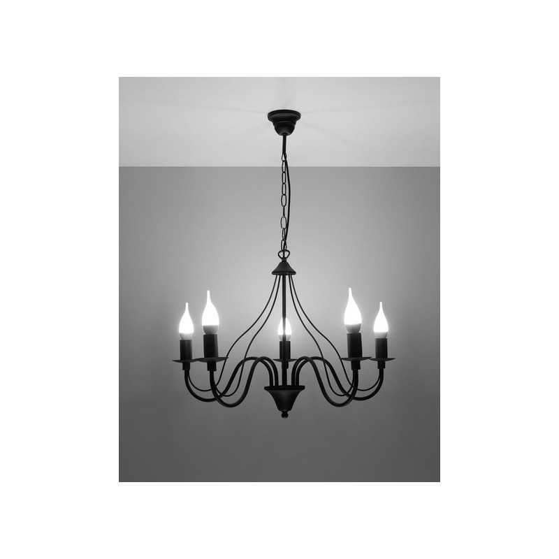 https://design-led.fr/ Lustre MINERWA 5 noir 5xE14 82,80&nbsp;€ 82,80&nbsp;€ SL.0218