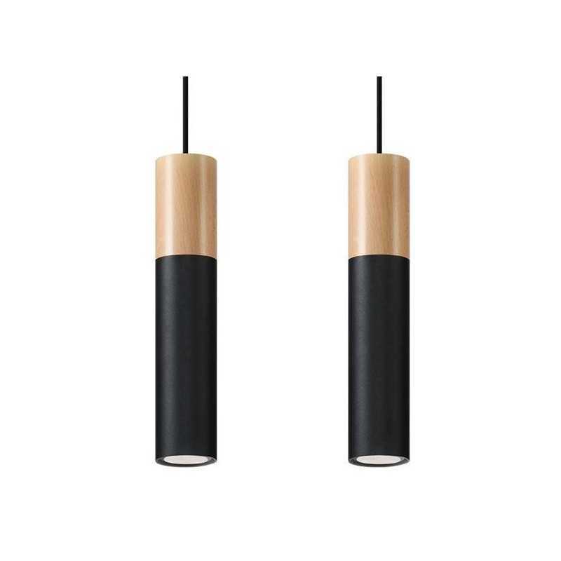 https://design-led.fr/ Lampe pendante PABLO 2 noir 2xGU10 88,80&nbsp;€ 88,80&nbsp;€ SL.0633