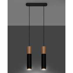https://design-led.fr/ Lampe pendante PABLO 2 noir 2xGU10 88,80&nbsp;€ 88,80&nbsp;€ SL.0633