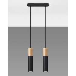 https://design-led.fr/ Lampe pendante PABLO 2 noir 2xGU10 88,80&nbsp;€ 88,80&nbsp;€ SL.0633