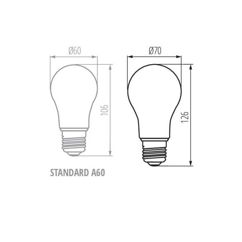 https://design-led.fr/ Ampoule LED XLED A70 E27 Bulb Filament 18W 2700k 8,80&nbsp;€ 8,80&nbsp;€ 29648