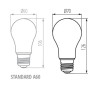 https://design-led.fr/ Ampoule LED XLED A70 E27 Bulb Filament 18W 2700k 8,80&nbsp;€ 8,80&nbsp;€ 29648