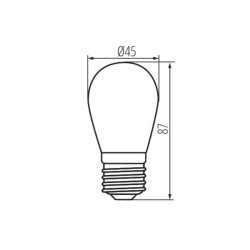 https://design-led.fr/ Ampoule LED XLED ST45 E27 Filament 0.5W 2700k 2,30&nbsp;€ 2,30&nbsp;€ 26045