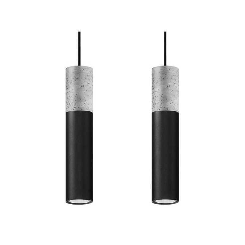 https://design-led.fr/ Lampe pendante BORGIO 2L béton noir 2xGU10 94,50&nbsp;€ 94,50&nbsp;€ SL.0651