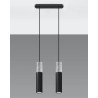 https://design-led.fr/ Lampe pendante BORGIO 2L béton noir 2xGU10 94,50&nbsp;€ 94,50&nbsp;€ SL.0651