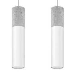 https://design-led.fr/ Lampe pendante BORGIO 2L béton blanc 2xGU10 94,50&nbsp;€ 94,50&nbsp;€ SL.0648