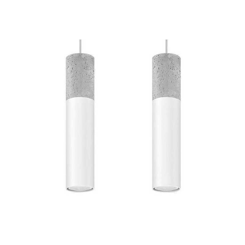https://design-led.fr/ Lampe pendante BORGIO 2L béton blanc 2xGU10 94,50&nbsp;€ 94,50&nbsp;€ SL.0648